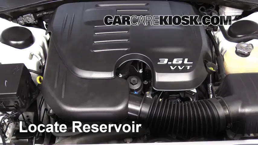 2013 Dodge Charger SE 3.6L V6 FlexFuel Windshield Washer Fluid Add Fluid